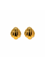 Lover's Tempo Waterproof Shell Earrings in Gold by Lover's Tempo