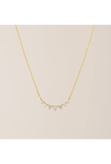 Lover's Tempo Dewdrop Necklace in White Opal by Lover's Tempo