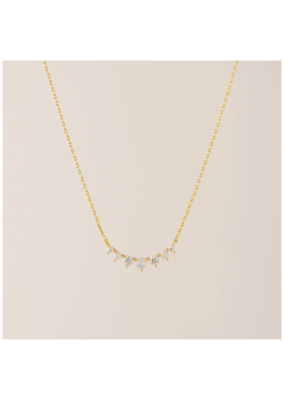 Lover's Tempo Dewdrop Necklace in White Opal by Lover's Tempo