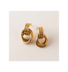 Lover's Tempo Waterproof Maris Knocker Earrings in Gold by Lover's Tempo