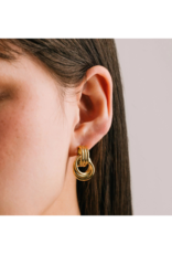 Lover's Tempo Waterproof Maris Knocker Earrings in Gold by Lover's Tempo