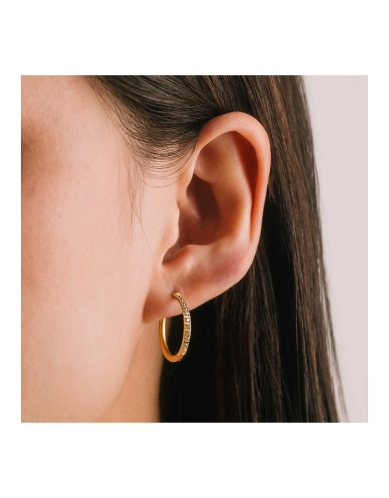Lover's Tempo Waterproof Earrings Evie Hoops 20mm by Lover's Tempo