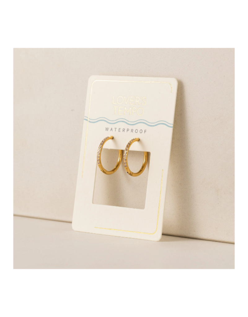Lover's Tempo Waterproof Earrings Evie Hoops 20mm by Lover's Tempo