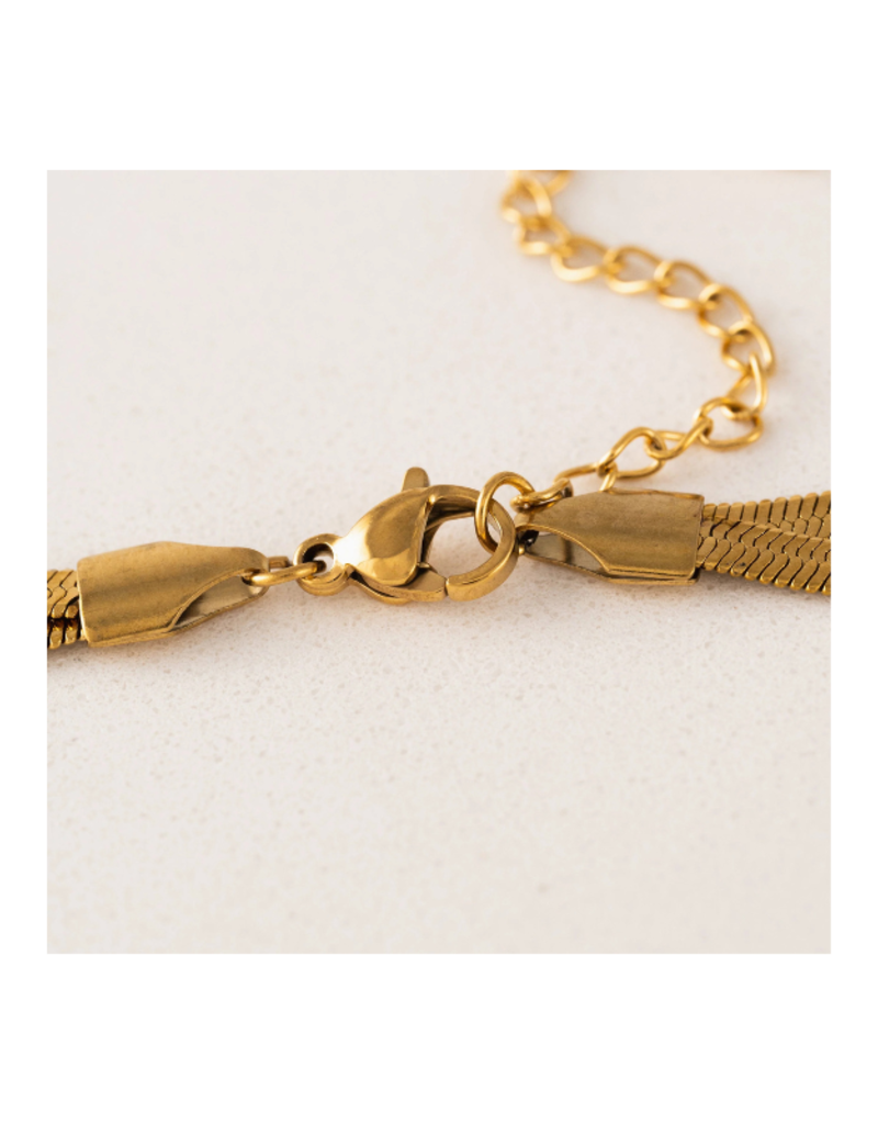 Lover's Tempo Waterproof Josie Twist Necklace in Gold by Lover's Tempo