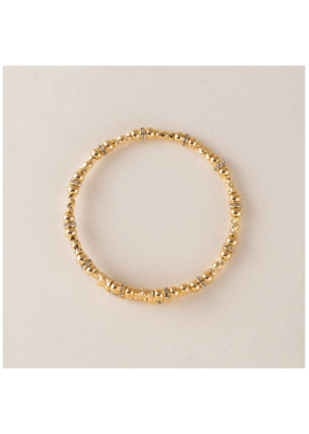 Lover's Tempo Waterproof Mini Solana Flex Bangle in Gold by Lover's Tempo