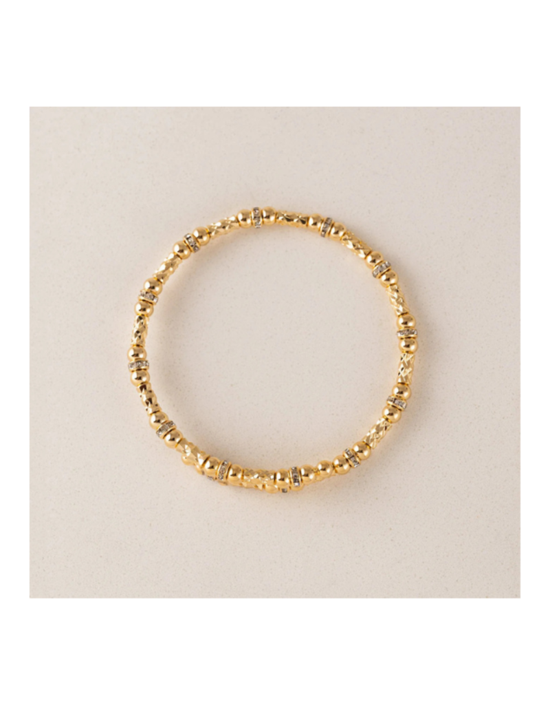 Lover's Tempo Waterproof Mini Solana Flex Bangle in Gold by Lover's Tempo