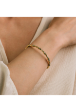 Lover's Tempo Waterproof Mini Solana Flex Bangle in Gold by Lover's Tempo