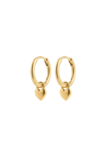 PILGRIM Alaia Earrings in Gold by Pilgrim