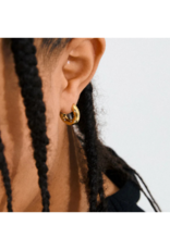 PILGRIM Nevaeh Hoop Earrings in Gold by Pilgrim
