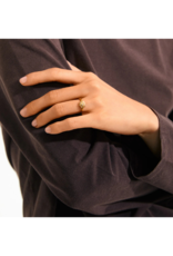PILGRIM LuLu Sun Stack Ring in Gold by Pilgrim