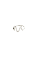 PILGRIM LuLu Wavy Stack Ring in Silver by Pilgrim