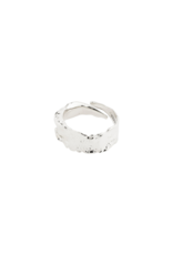 PILGRIM Bathilda Rustic Ring in Silver by Pilgrim