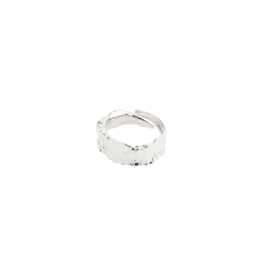 PILGRIM Bathilda Rustic Ring in Silver by Pilgrim