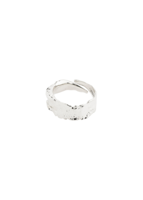 PILGRIM Bathilda Rustic Ring in Silver by Pilgrim