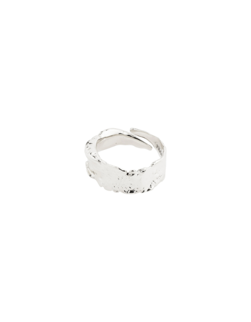 PILGRIM Bathilda Rustic Ring in Silver by Pilgrim