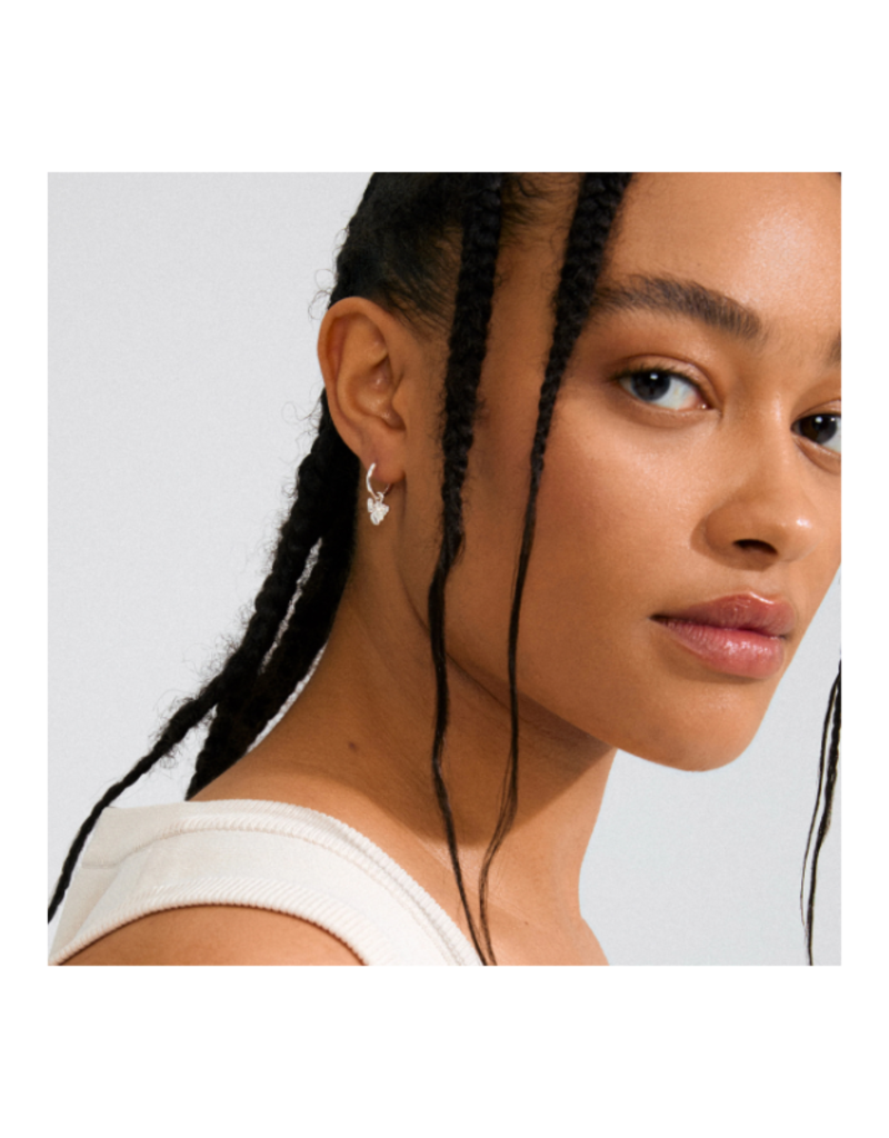 PILGRIM Luis Earrings in Silver by Pilgrim