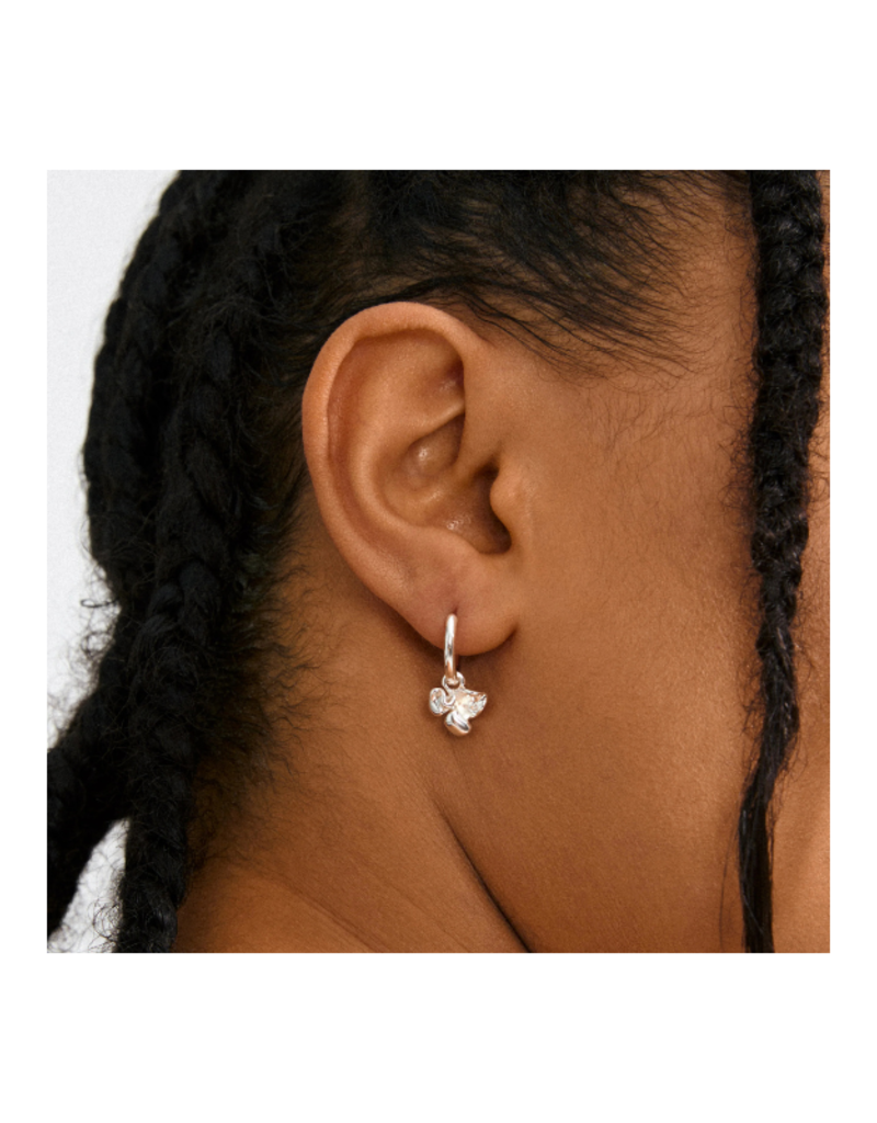 PILGRIM Luis Earrings in Silver by Pilgrim