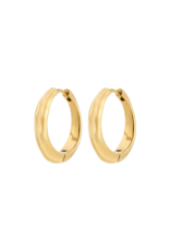 PILGRIM Harrison Hoop Earrings in Gold by Pilgrim