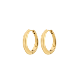 PILGRIM Harrison Hoop Earrings in Gold by Pilgrim