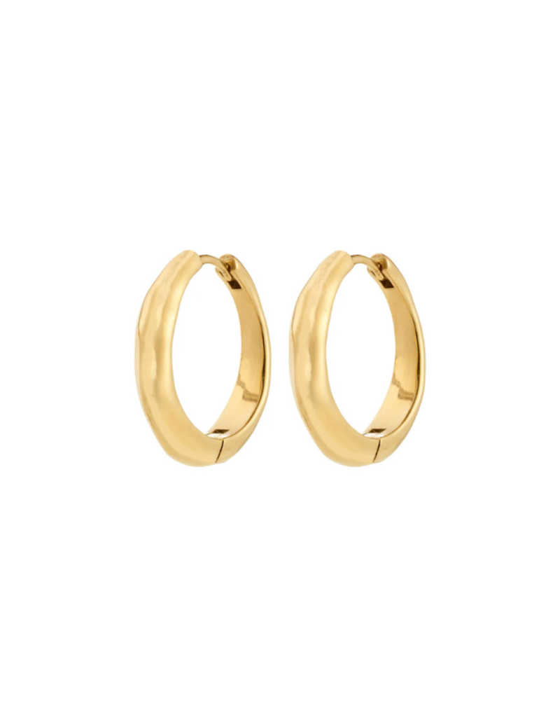 PILGRIM Harrison Hoop Earrings in Gold by Pilgrim