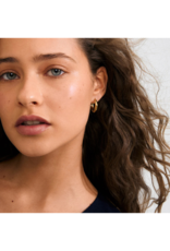 PILGRIM Harrison Hoop Earrings in Gold by Pilgrim