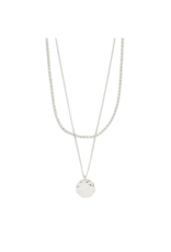 PILGRIM Declan 2-In-1 Necklace in Silver by Pilgrim