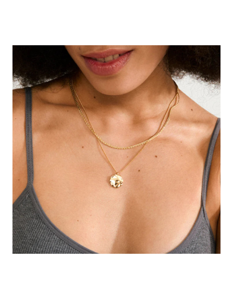 PILGRIM Declan 2-In-1 Necklace in Gold by Pilgrim