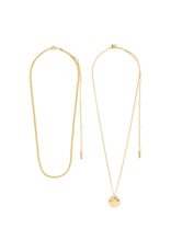 PILGRIM Declan 2-In-1 Necklace in Gold by Pilgrim