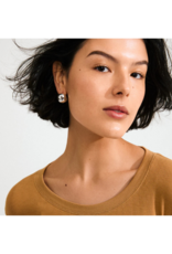 PILGRIM Jace Earrings in Silver by Pilgrim