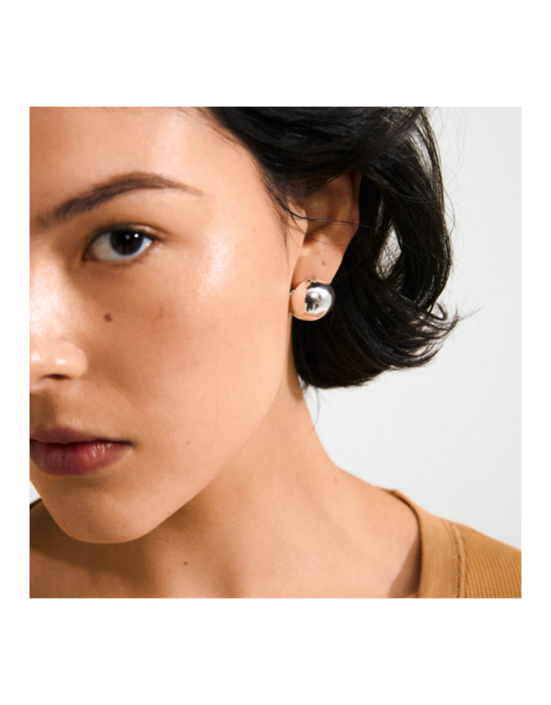 PILGRIM Jace Earrings in Silver by Pilgrim