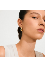 PILGRIM Juniper Earrings in Gold by Pilgrim