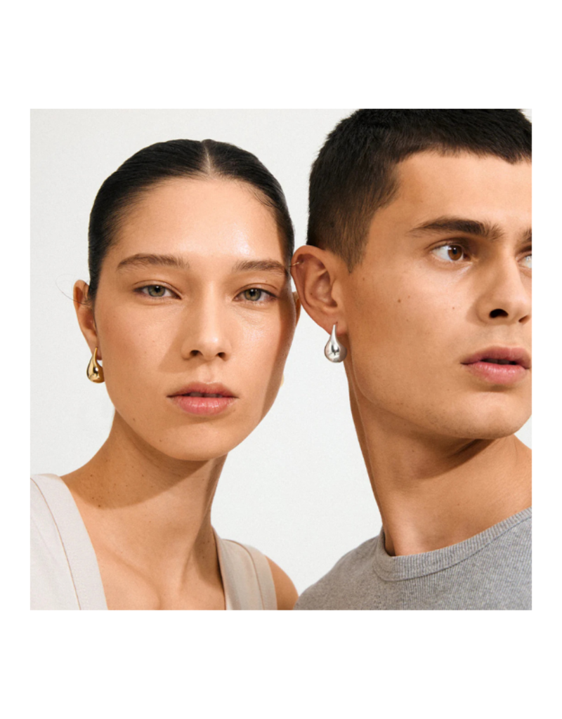 PILGRIM Juniper Earrings in Gold by Pilgrim