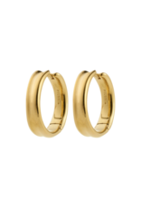 PILGRIM Kayden Hoop Earrings in Gold by Pilgrim