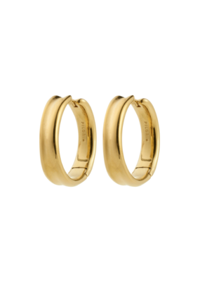 PILGRIM Kayden Hoop Earrings in Gold by Pilgrim