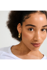 PILGRIM Kayden Hoop Earrings in Gold by Pilgrim