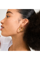PILGRIM Kayden Hoop Earrings in Gold by Pilgrim