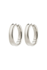 PILGRIM Kayden Hoop Earrings in Silver by Pilgrim
