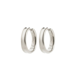 PILGRIM Kayden Hoop Earrings in Silver by Pilgrim
