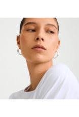 PILGRIM Kayden Hoop Earrings in Silver by Pilgrim
