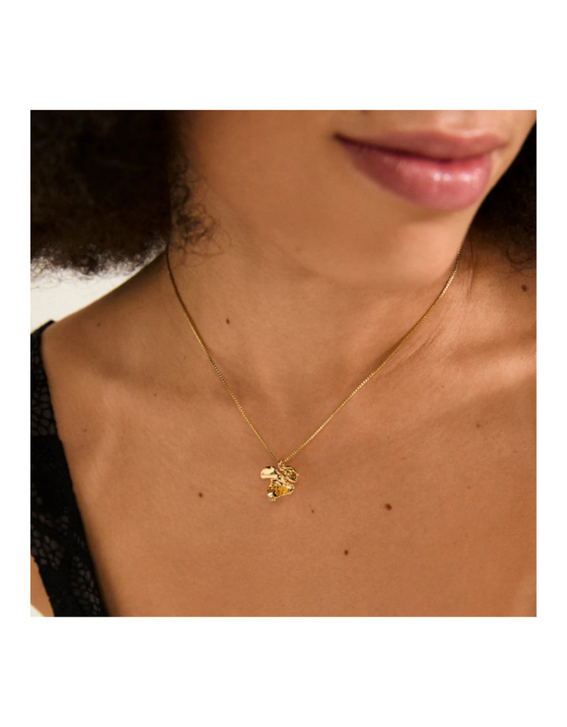 PILGRIM Luis Necklace in Gold by Pilgrim