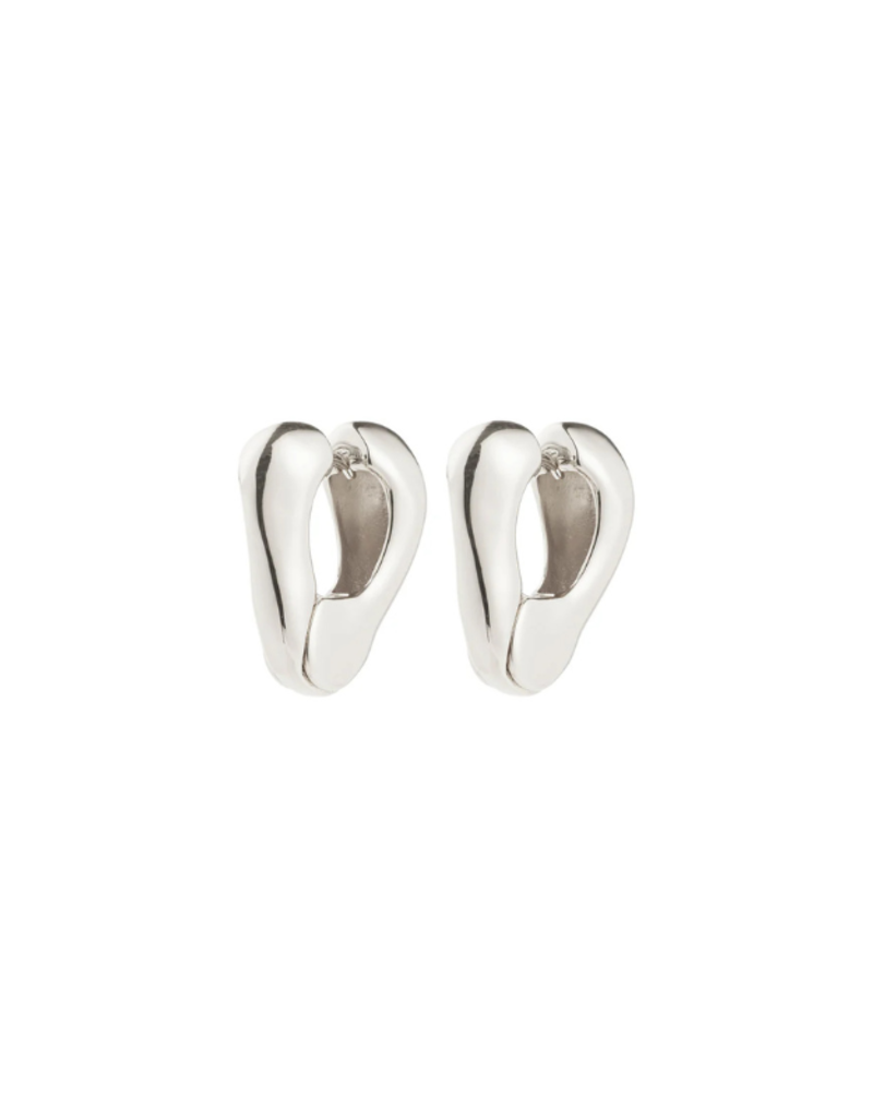 PILGRIM Free Earrings in Silver by Pilgrim