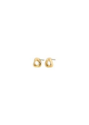 PILGRIM Free Stud Earrings in Gold by Pilgrim