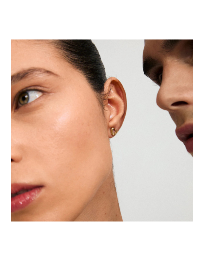 PILGRIM Free Stud Earrings in Gold by Pilgrim