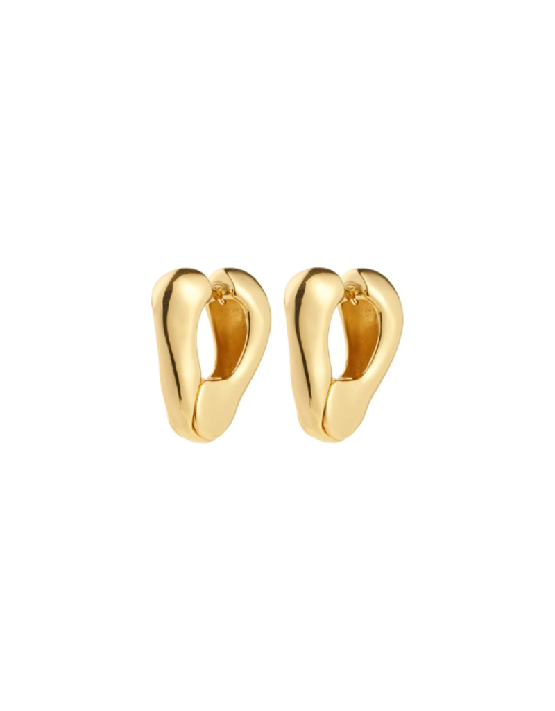PILGRIM Free Earrings in Gold by Pilgrim