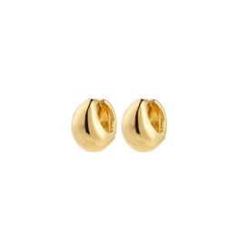 PILGRIM Free Hoop Earrings in Gold by Pilgrim