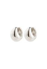 PILGRIM Free Hoop Earrings in Silver by Pilgrim