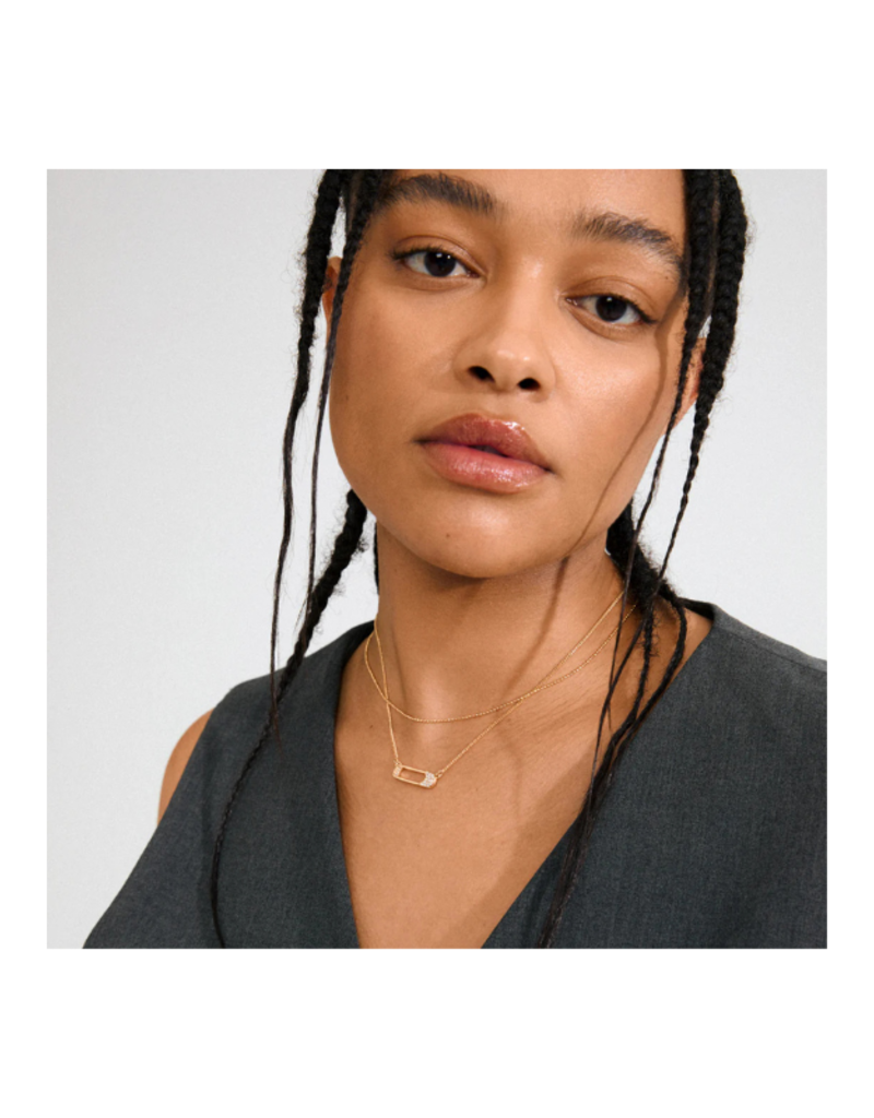 PILGRIM Instant Necklace 2-In-1 in Gold by Pilgrim