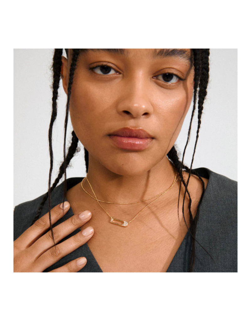 PILGRIM Instant Necklace 2-In-1 in Gold by Pilgrim