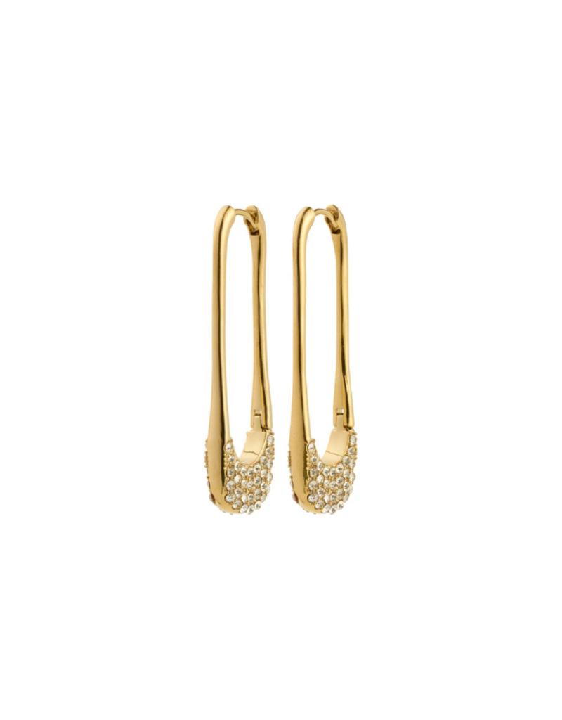 PILGRIM Instant Hoop Earrings in Gold by Pilgrim