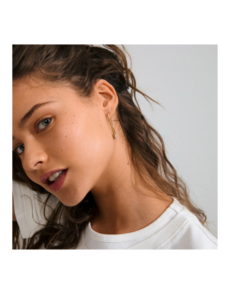 PILGRIM Instant Hoop Earrings in Gold by Pilgrim